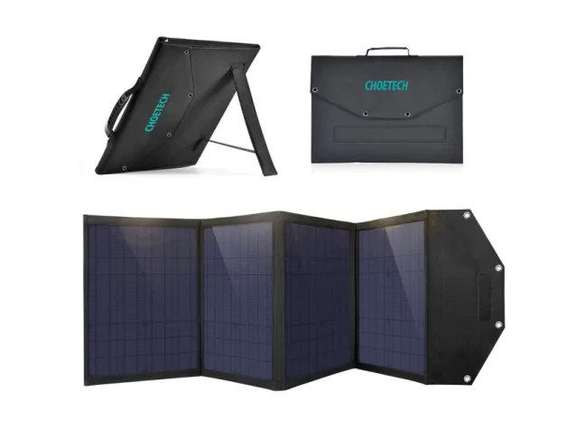 Зарядний пристрій на сонячній батареї Choetech Solar panel 100 Watt (SC009)