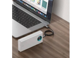 Внешний аккумулятор (Power Bank) BASEUS Amblight Digital Display Quick Charge 65W 30000mAh White (PPLG-A02)