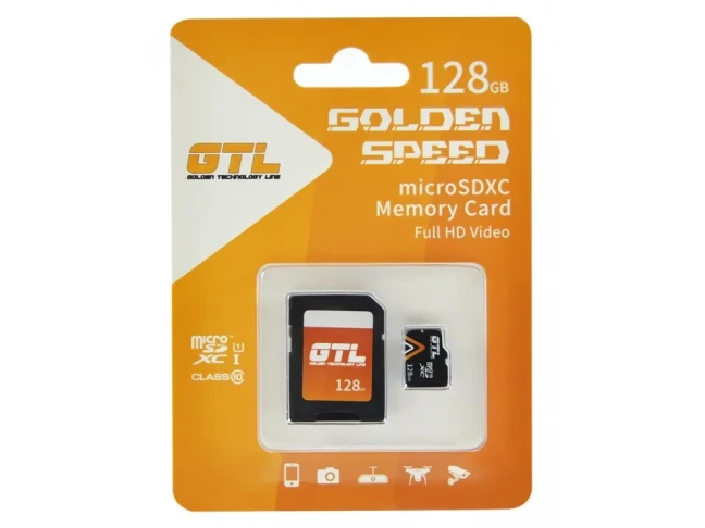 Карта пам'яті GTL 128GB microSDXC class 10 UHS-1 (gtl-128-Micro)