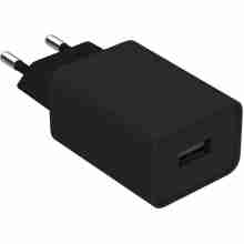 Мережевий зарядний пристрій ColorWay 1USB AUTO ID 2A 10W Black (CW-CHS012-BK)
