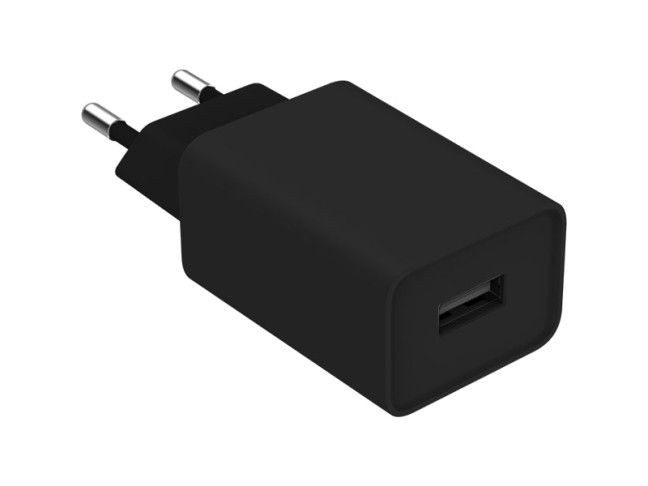 Мережевий зарядний пристрій ColorWay 1USB AUTO ID 2A 10W Black (CW-CHS012-BK)