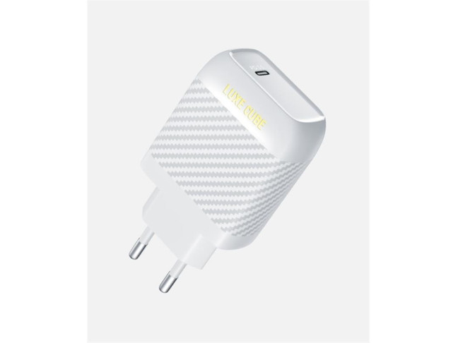 Мережевий зарядний пристрій Luxe Cube Dynamic 18W (1USBх3A) White (4446689880643)