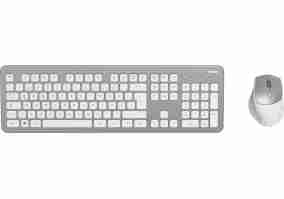 Комплект (клавиатура + мышь) Hama KMW-700 белая