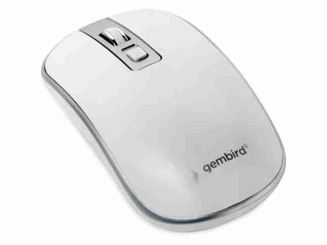 Мышь Gembird MUSW-4B-06-WS Wireless White-Silver