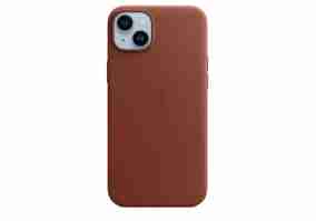 Чехол Apple iPhone 14 Plus Leather Case with MagSafe - Umber (MPPD3)