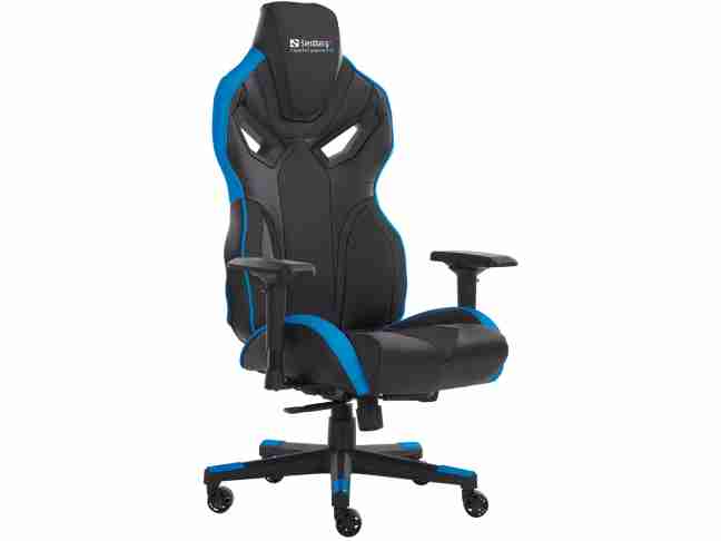 Комп'ютерне крісло для геймера Sandberg Voodoo black/blue (640-82)