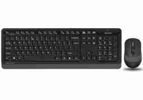Комплект (клавиатура + мышь) A4Tech Fstyler FG1010S Black/Grey
