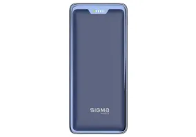 Внешний аккумулятор (Power Bank) Sigma mobile X-power SI30A4QX 30000 mAh Type-C PD65W QC22,5W Blue