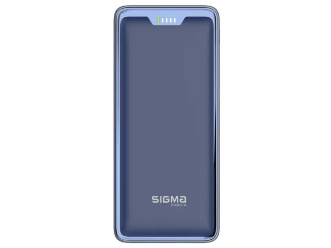 Внешний аккумулятор (Power Bank) Sigma mobile X-power SI30A4QX 30000 mAh Type-C PD65W QC22,5W Blue