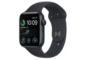 Смарт-годинник Apple Watch SE 2 GPS + Cellular 44mm Midnight Aluminum Case with Midnight Sport Band (MNPY3)