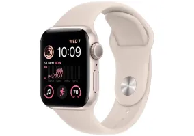 Смарт-часы Apple Watch SE 2 GPS + Cellular 44mm Starlight Aluminum Case with Starlight Sport Band (MNPT3)