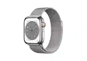 Смарт-часы Apple Watch Series 8 GPS + Cellular 41mm Silver S. Steel Case w. Milanese Loop Silver (MNJ73/MNJ83)