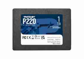 SSD накопитель Patriot P220 1 TB (P220S1TB25)