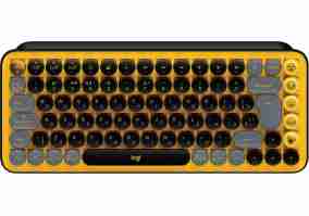 Клавіатура Logitech POP Keys Wireless Mechanical Keyboard Blast Yellow (920-010716)