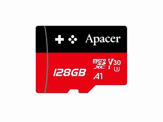 Карта памяти Apacer 128GB microSDXC Class 10 UHS-I U3 (AP128GMCSX10U7-RAGC)