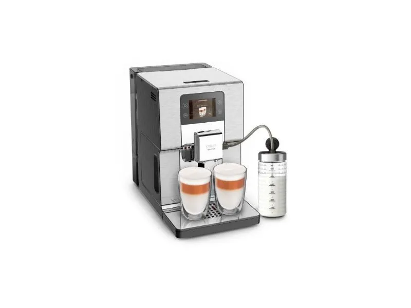 Machine à café grains KRUPS EA877D10 Intuition Experience+, Acier  inoxydable brossé - Papin Eta Distribution
