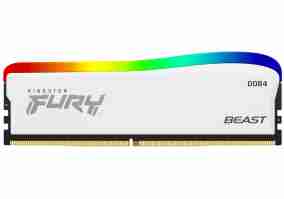 Модуль памяти Kingston FURY 8 GB DDR4 3600 MHz Beast RGB Special Edition White (KF436C17BWA/8)