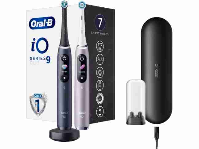 Електрична зубна щітка ORAL-B IO Series 9 Duo Black Onyx/Rose Quartz