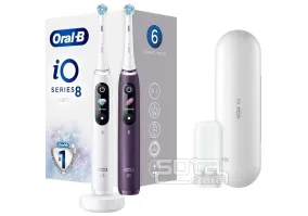 Електрична зубна щітка ORAL-B iO Series 8 Duo White Alabaster/Violet Amatrine