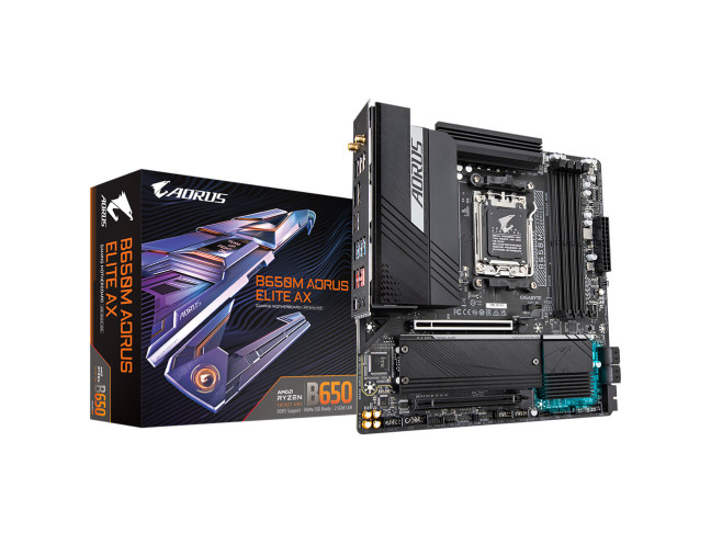 Материнська плата Gigabyte B650M AORUS ELITE AX