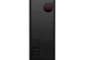 Зовнішній акумулятор (Power Bank) BASEUS Adaman Metal Digital Display 20000mAh 22.5W Black (PPAD070101)