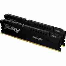 Модуль пам'яті Kingston FURY 32 GB DDR5 (2x16GB) 6000 MHz FURY Beast (KF560C36BBEK2-32)