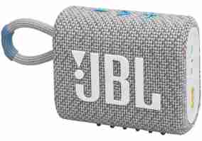 Портативная акустика JBL Go 3 Eco White (jblGO3ECOWHT)