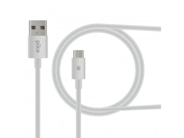 Кабель PIKO CB-UT11 USB-USB Type-C 1.2 м White (1283126477522)