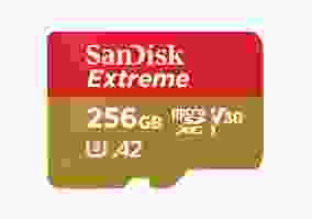 Карта памяти SanDisk 256 GB microSDXC UHS-I U3 V30 A2 Extreme (SDSQXAV-256G-GN6MA)