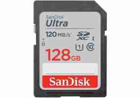 Карта памяти SanDisk 128 GB SDXC UHS-I U1 Ultra (SDSDUNB-128G-GN6IN)