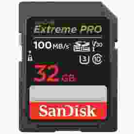 Карта памяти SanDisk 32 GB SDHC UHS-I U3 V30 Extreme PRO ( SDSDXXO-032G-GN4IN)