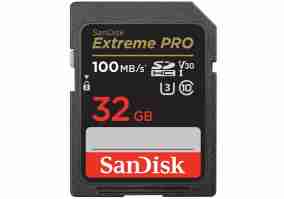 Карта пам'яті SanDisk 32 GB SDHC UHS-I U3 V30 Extreme PRO ( SDSDXXO-032G-GN4IN)