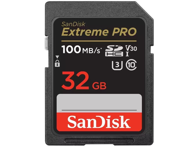 Карта памяти SanDisk 32 GB SDHC UHS-I U3 V30 Extreme PRO ( SDSDXXO-032G-GN4IN)