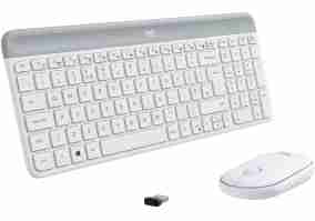 Комплект (клавіатура + миша) Logitech MK470 Wireless Slim UA Off-White (920-009205)