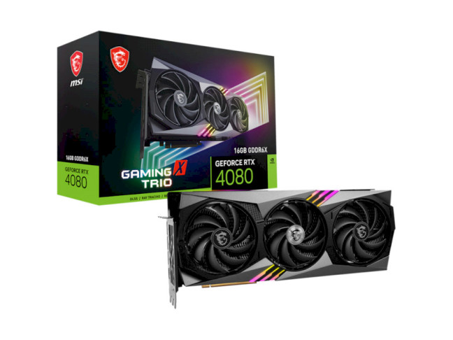 Відеокарта MSI GeForce RTX 4080 16GB GAMING X TRIO