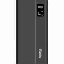Зовнішній акумулятор (Power Bank) Sigma Mobile X-power SI40A3QL 40000 mAh Type-C PD20W QC22,5W Black