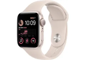 Смарт-годинник Apple Watch Series 8 GPS 41mm Starlight Aluminum Case w. Starlight S. Band - S/M (MNU93)