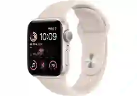 Смарт-годинник Apple Watch Series 8 GPS 41mm Starlight Aluminum Case w. Starlight S. Band - S/M (MNU93)