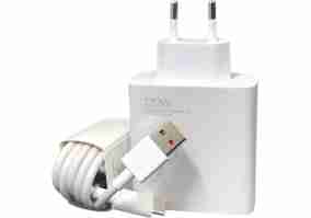 Мережевий зарядний пристрій Xiaomi 120W Charger + USB Type-C Cable White (BHR6034EU)