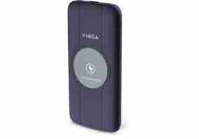 Зовнішній акумулятор (Power Bank) Vinga 10000 mAh Wireless QC3.0 PD soft touch purple (BTPB3510WLROP)