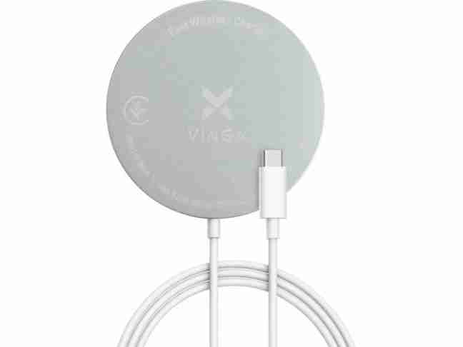 Бездротовий зарядний пристрій Vinga Magnetic Wireless Charger 10W (VCHAMS)