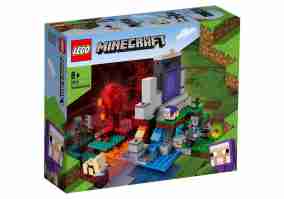 Блочный конструктор Lego Minecraft Разрушенный портал 316 деталей (21172)