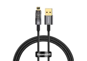 Кабель BASEUS Explorer Series Intelligent Power-Off Lightning Cable 1m Black (CATS000401)
