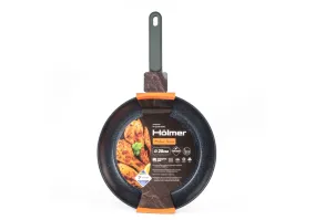 Сковорода універсальна Holmer Modern 28 см без кришки чорна (FP-22728-SGMG)