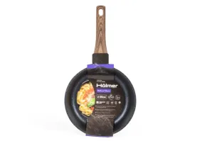 Сковорода универсальная Holmer Natural 20 см без крышки черная (FP-33520-SWMB)
