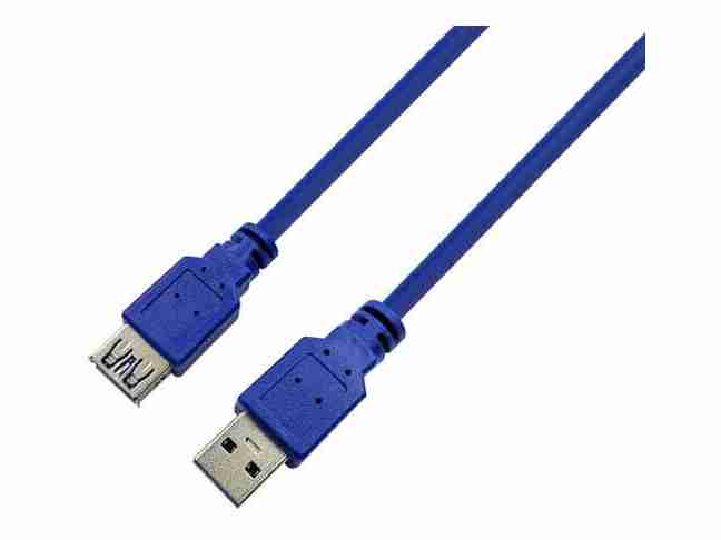 Кабель PrologiX USB 3.0 AM/AF 3m Blue (PR-USB-P-11-30-3M)