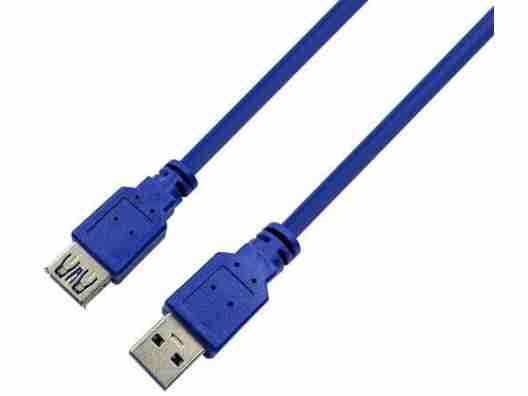 Кабель PrologiX USB 3.0 AM/AF 1.8m Blue (PR-USB-P-11-30-18m)