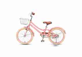 Детский велосипед Montasen 20'' Steel M8034 PINK (with basket)