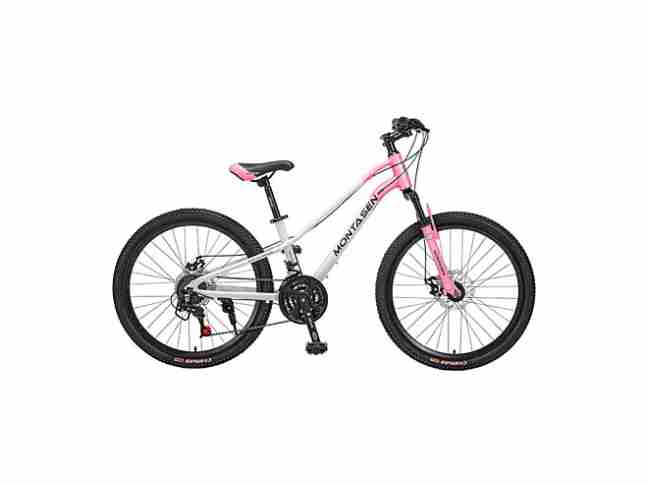 Дитячий велосипед спортивний Montasen Mountain bike 24" AB03 PINK