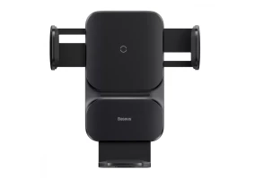 Автомобильный держатель BASEUS Wisdom Auto Alignment Car Mount Wireless Charger QI 15W Air Outlet base (CGZX000001)